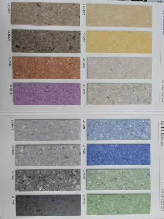 China New Product Red Sheet Vinyl Flooring - 2mm thickness antislip homogeneous vinyl flooring for school – Linsu