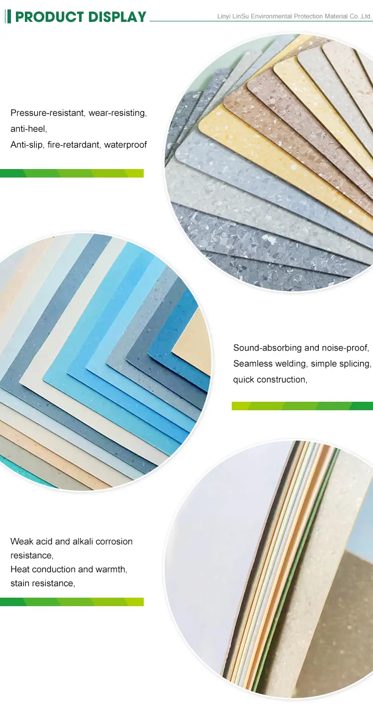 Anti bacterial homogeneous vinyl flooring for hospitala (3)