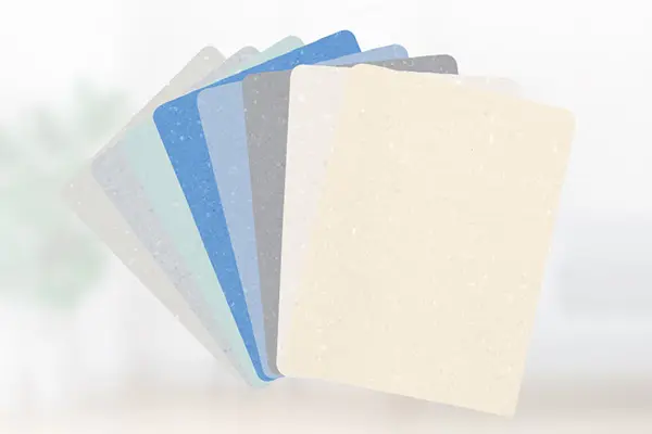 Compacted-homogeneous-floor-covering