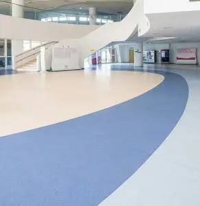 directional homogeneous vinyl flooring