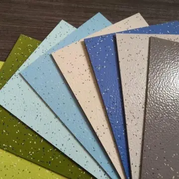 R10 Grade Slip Resistance Hammered Rubber Vinyl Flooring For Exhibition Hall, Airport, Subway Station