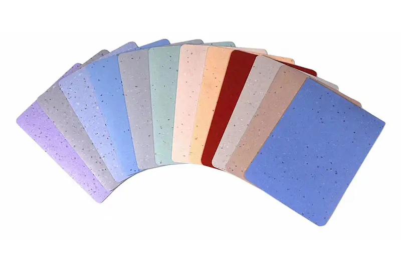 Homogeneous vinyl floor