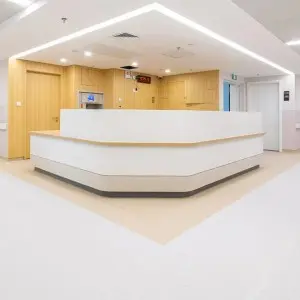 2mm thickness antislip homogeneous vinyl flooring for hospital