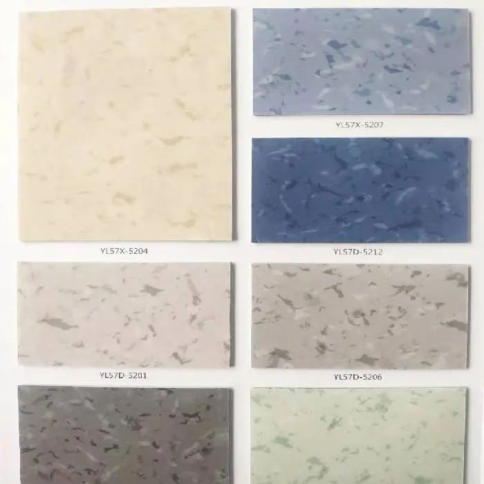 Good Quality Commercial Bathroom Flooring - heterogeneous commercial pvc floor – Linsu