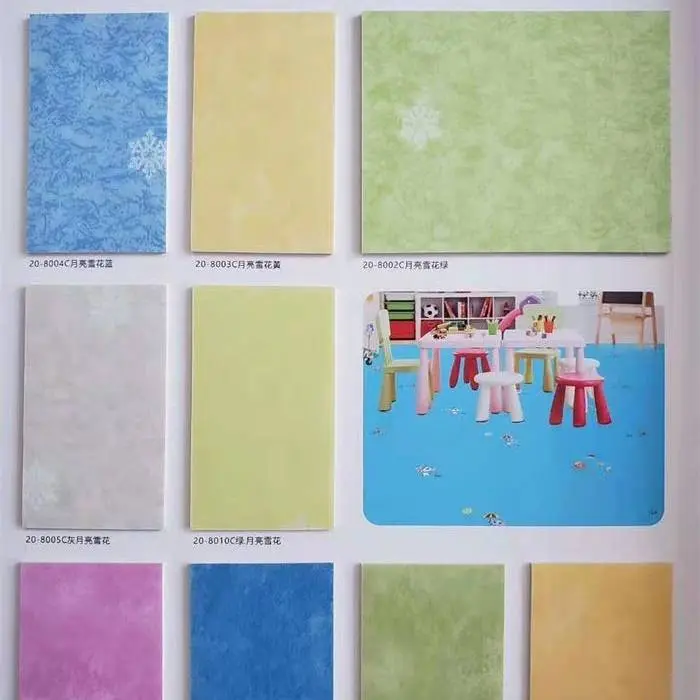 Good Quality Commercial Bathroom Flooring - heterogeneous commercial pvc floor – Linsu