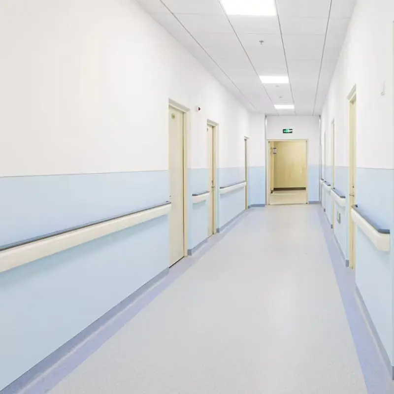 SGS International Standard Testing Homogeneous Vinyl PVC Flooring for hospital/clinic/nursing home/healthcare etc